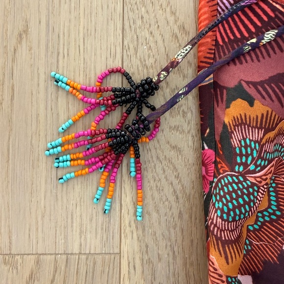 Farm Rio Colorful Satin Pant Set - Picture 6 of 7